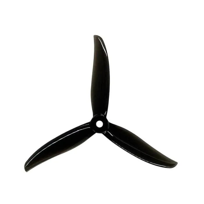 Gemfan SBANG 4934 3-Blade Propeller (Set of 4) (2 CW + 2 CCW) — Color: Black / Direction: CW
