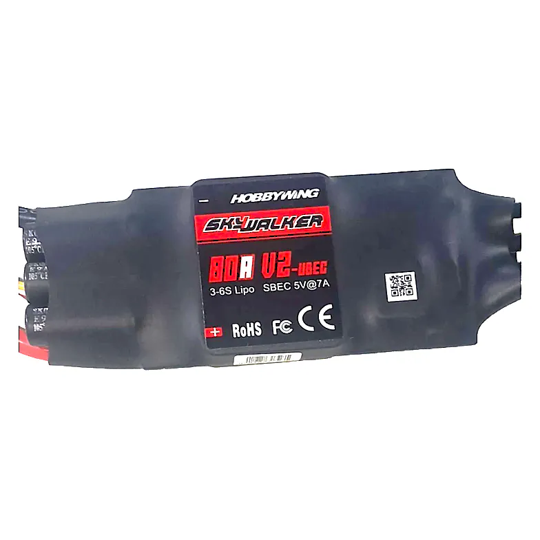 Hobbywing SkyWalker 80A V2 Fixed-Wing ESC with 5A BEC (3-6S)