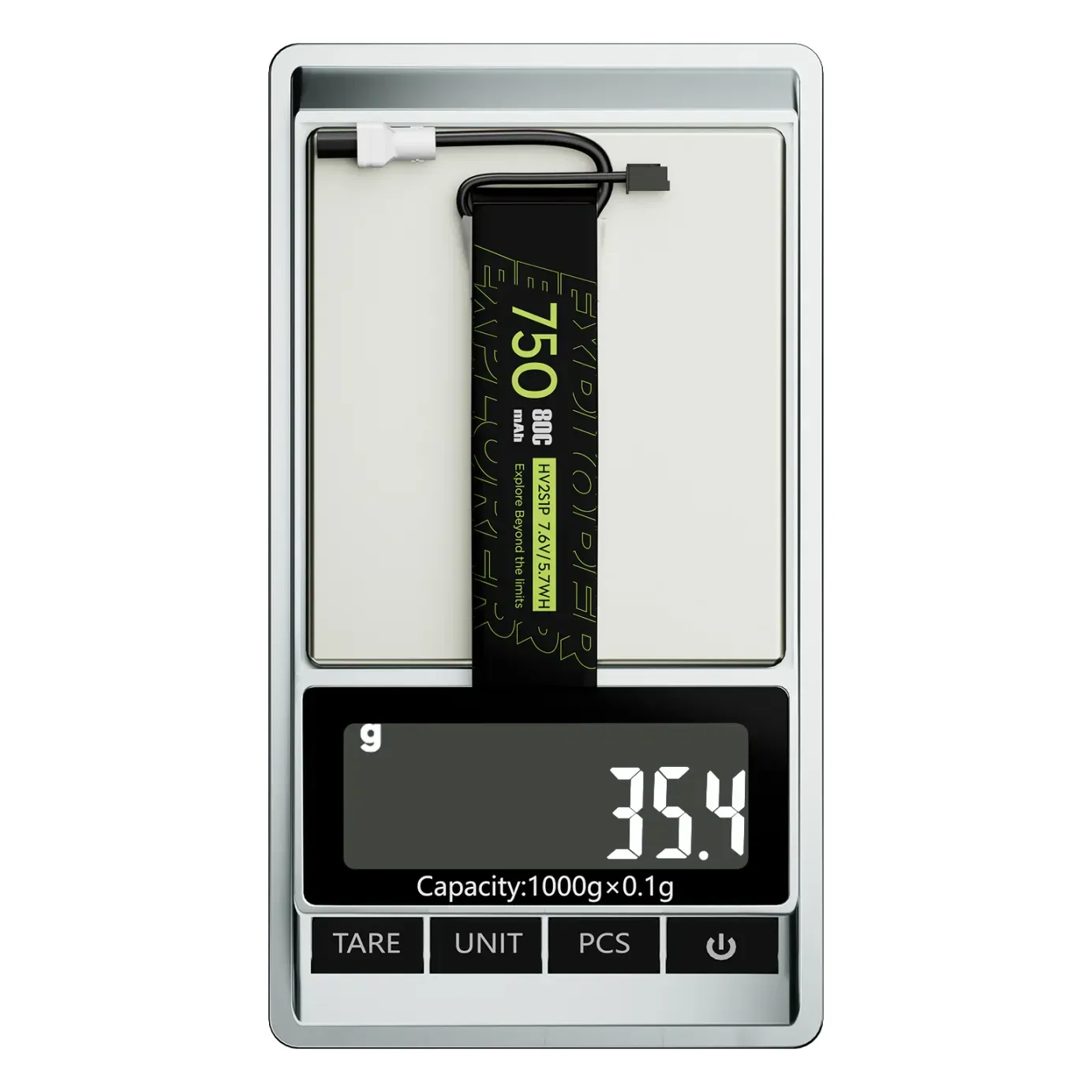 Flywoo Explorer 750mAh LiHV 2S 80C Battery (Flywoo XT30UP, 2-Pack)