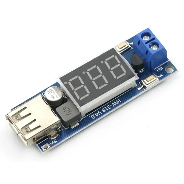 HW-318 12V to 5V DC-DC Buck Module with USB Output