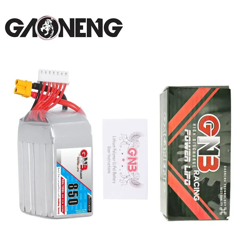 Gaoneng GNB 6S 22.2V 850mAh 80C XT30 LiPo Battery
