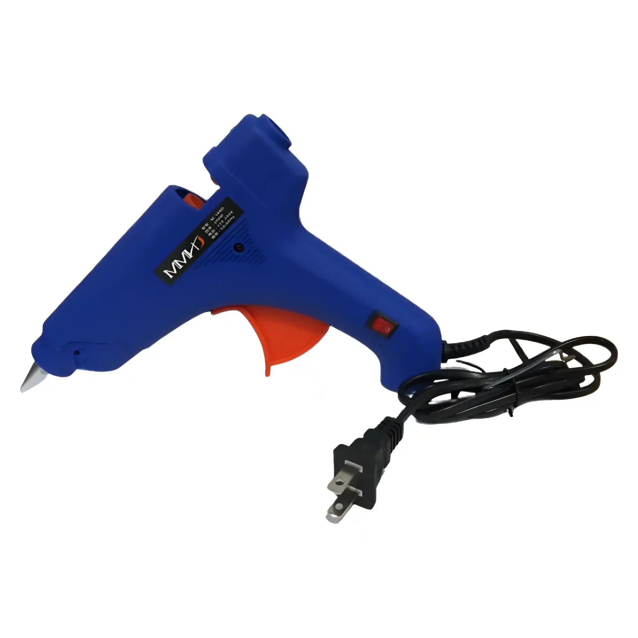 M-100D 100W Hot Melt Glue Gun with On/Off Switch, Blue