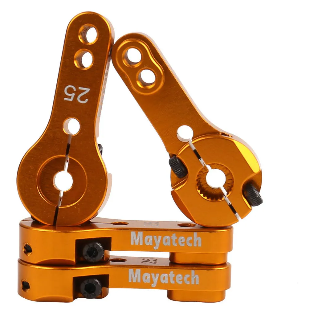 Mayatech FUTABA 25T Gold Standard Servo CNC Metal Steering Arm