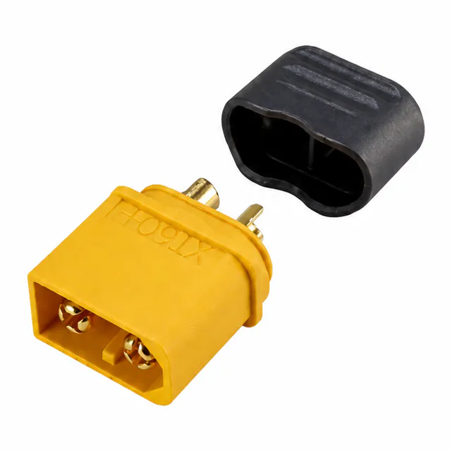 Amass XT60H-M Connector (Grey/Yellow)
