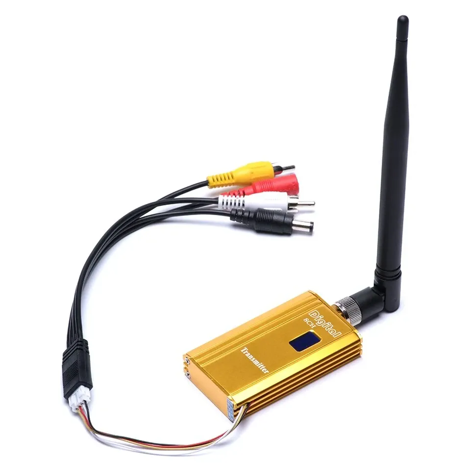 1.2GHz 2W FPV Audio/Video 8CH Transmitter and 12CH Receiver Set