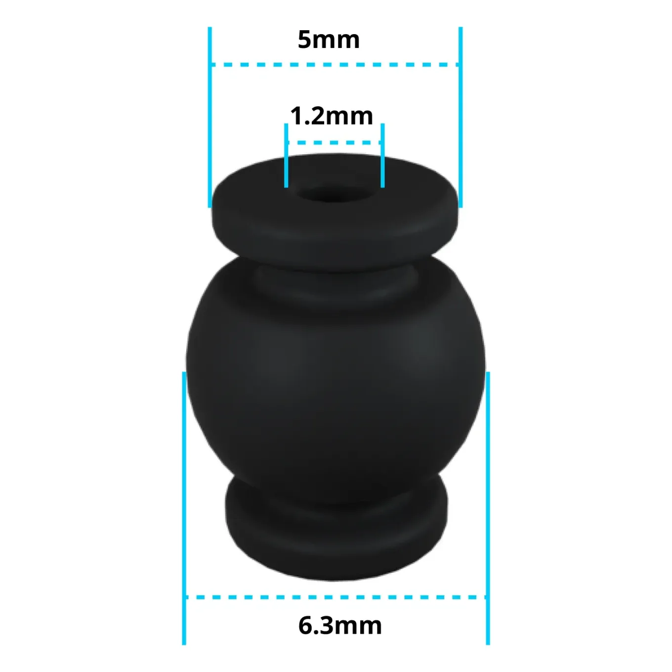 Flywoo O3 Air Unit Rubber Damping Balls 5-Pack