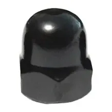 M3 Black 304 Stainless Steel Cap Nut (Pack of 10)