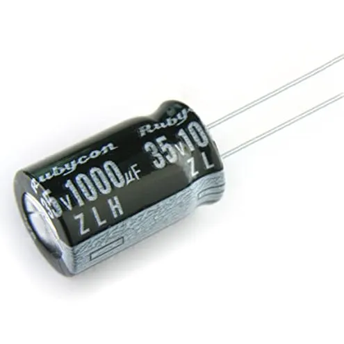 Rubycon ZLH 35V 1000uF Low-ESR Capacitor