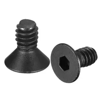 M2/M2.5/M3 Black Countersunk Hex Socket Screws (Pack of 10)