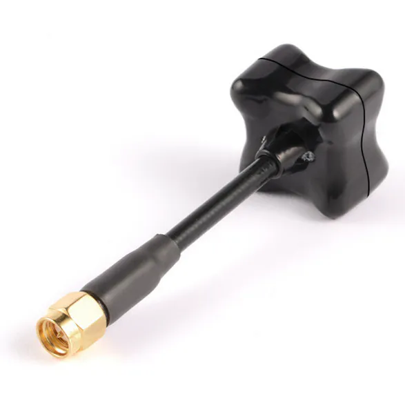 5.8GHz RHCP Circular Polarised FPV Antenna (SMA / RP-SMA) — Length: Long, Connector: SMA, Length: Long, Connector: RP-SMA