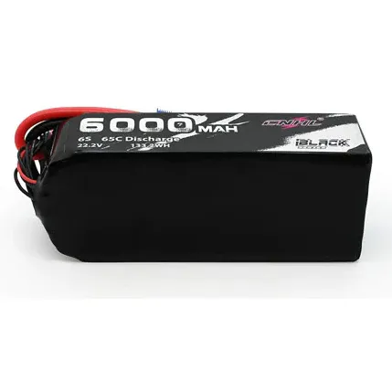 CNHL Black Series 6000mAh 6S 22.2V 65C LiPo Battery (EC5)