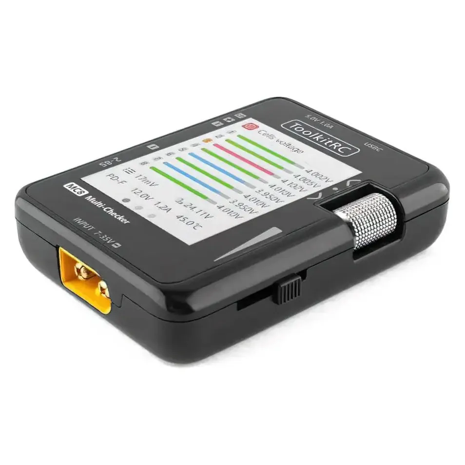 ToolkitRC MC8 Multi-Functional 2–8S Battery Checker