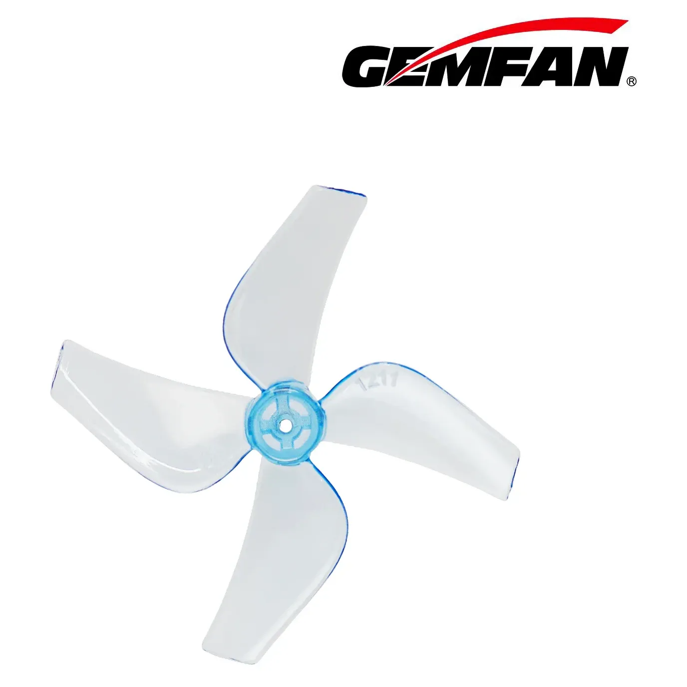 Gemfan 1211 31mm 4-Blade Whoop Propeller 1mm — Color: Sapphire Blue