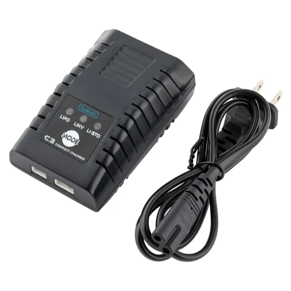 ToolkitRC C3 2-3S 25W Compact AC LiPo Charger