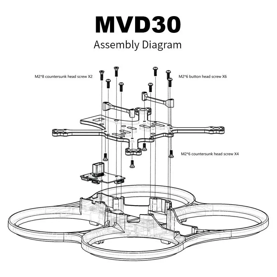 MicoAir MVD30 O4 Frame