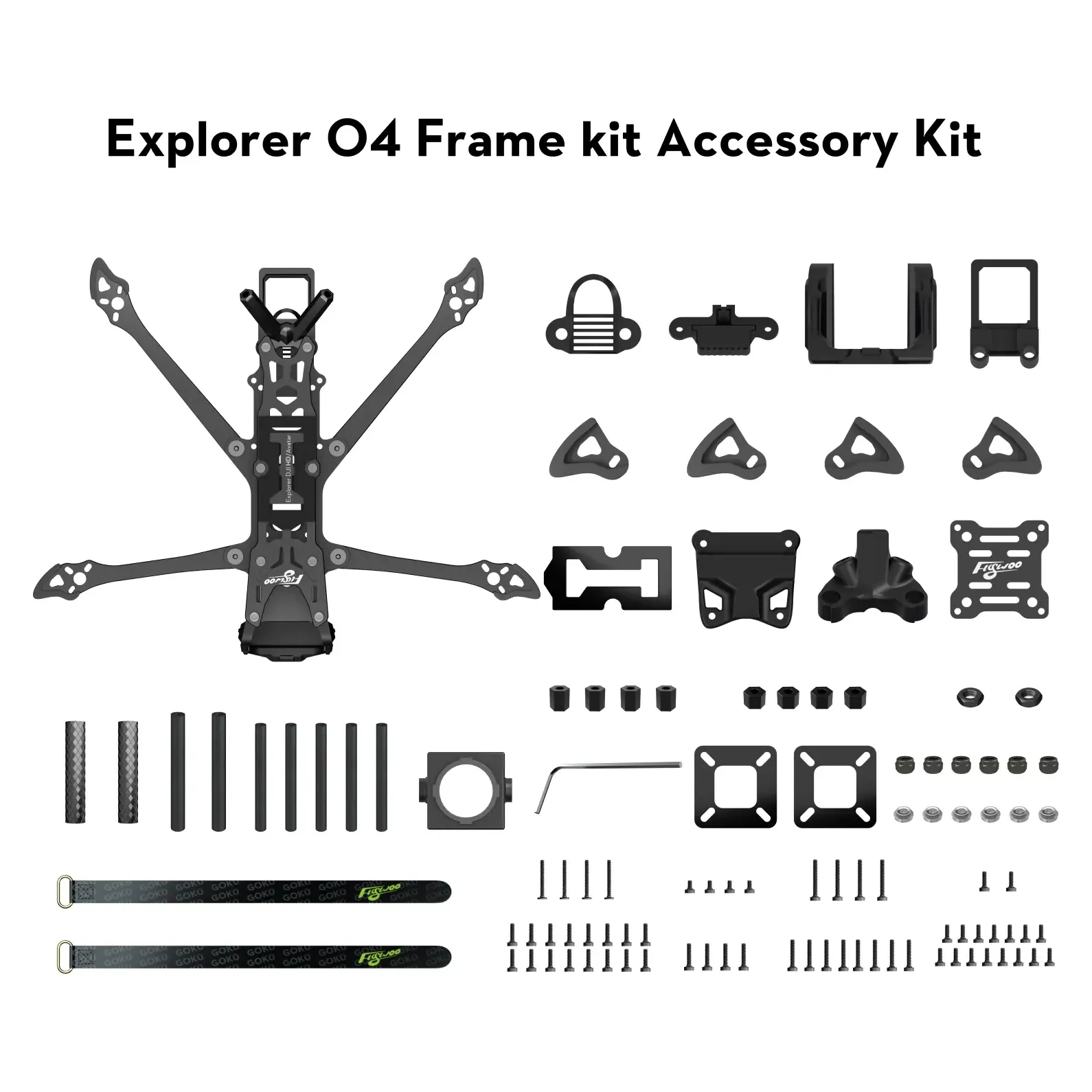 Flywoo Explorer LR Frame Kit (O3 / O4 / O4 Pro)