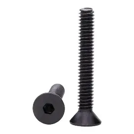 M2/M2.5/M3 Black Countersunk Hex Socket Screws (Pack of 10)