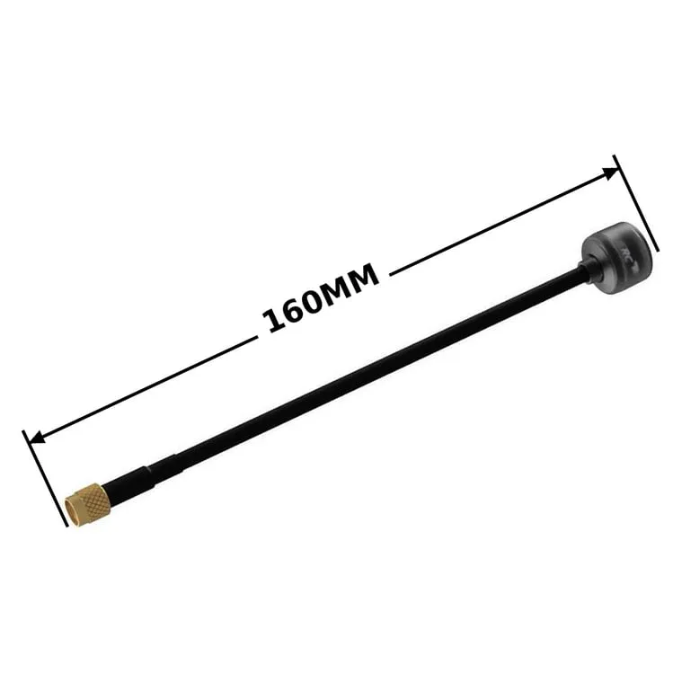 TrueRC Core 5.8 Omni FPV Antenna — Length: 160mm, Connector: SMA, Polarization: LHCP