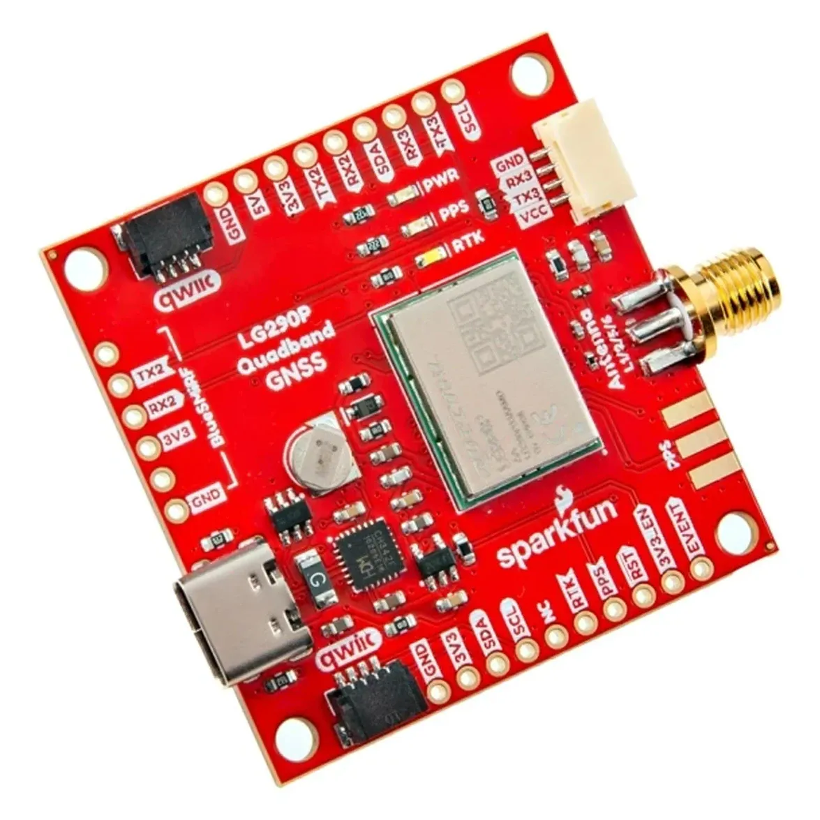 SparkFun GPS-26620 LG290P Quad-Band GNSS RTK Qwiic Breakout