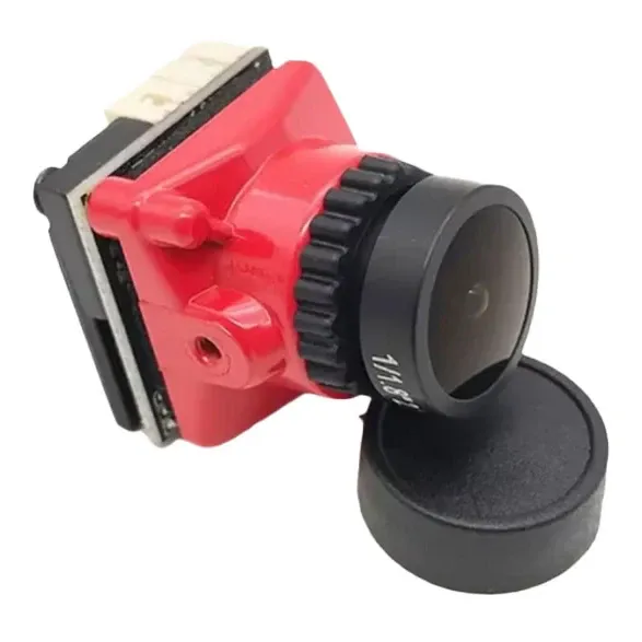 ReadyToSky Firefly Mini 1800TVL 1/1.8 inch CMOS Analog FPV Camera, 2.1mm Lens — Color: Red