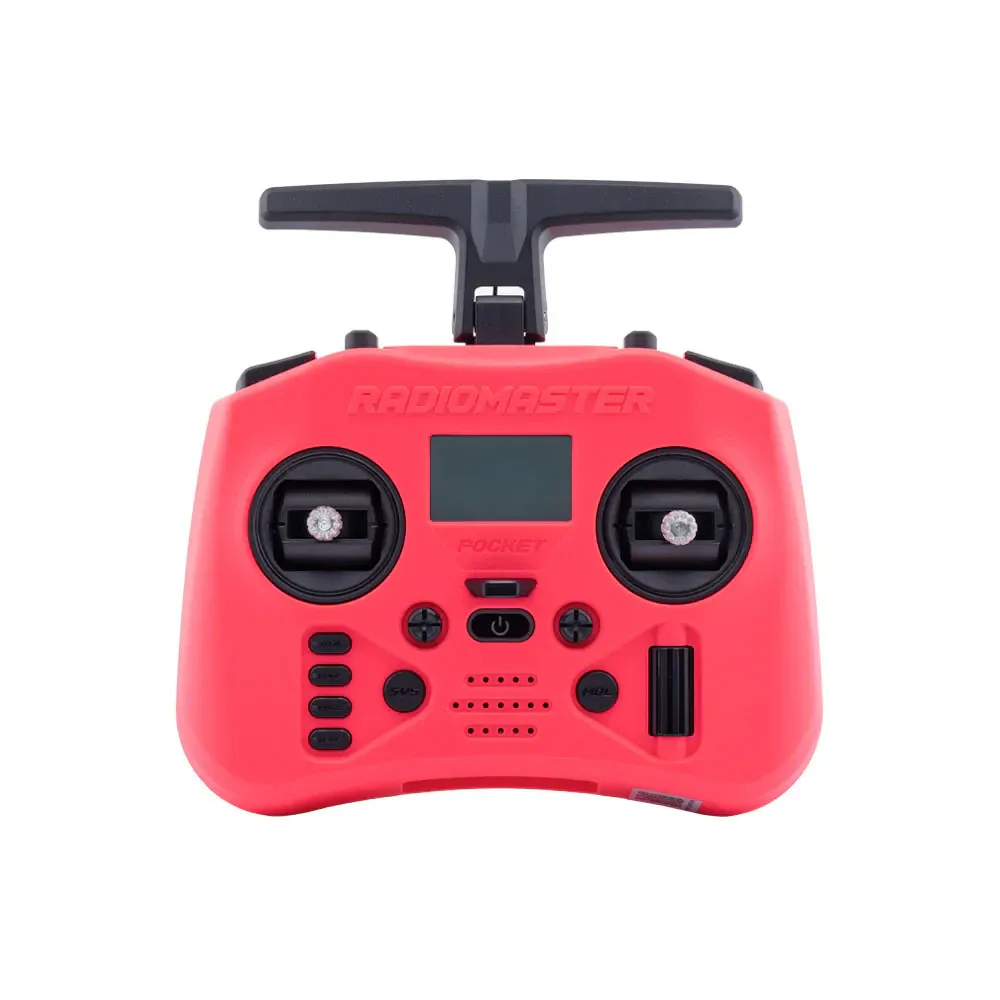 RadioMaster Pocket Crush Radio Controller (ELRS, M2) — Color: Cherry Red