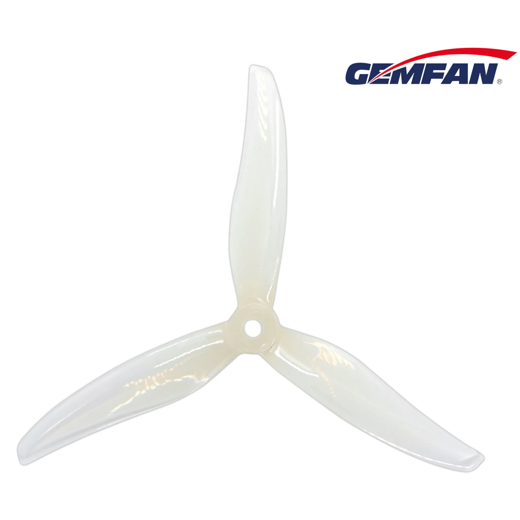 Gemfan Hurricane 5236 3-Blade Propeller (Set of 4 — 2CW+2CCW) — Color: White