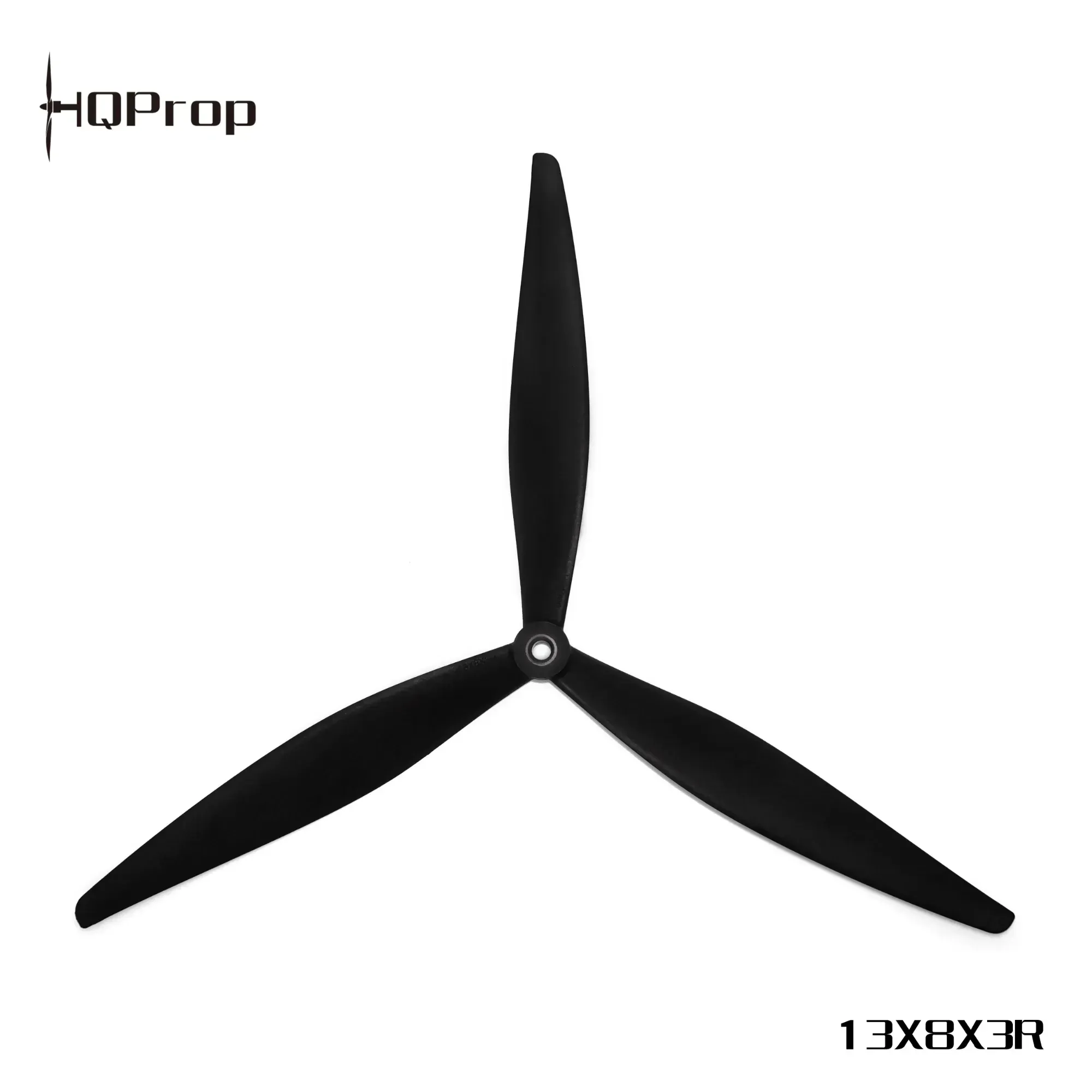 HQProp 13x8x3 Propeller (1CW+1CCW) — Black Glass Fiber Reinforced Nylon