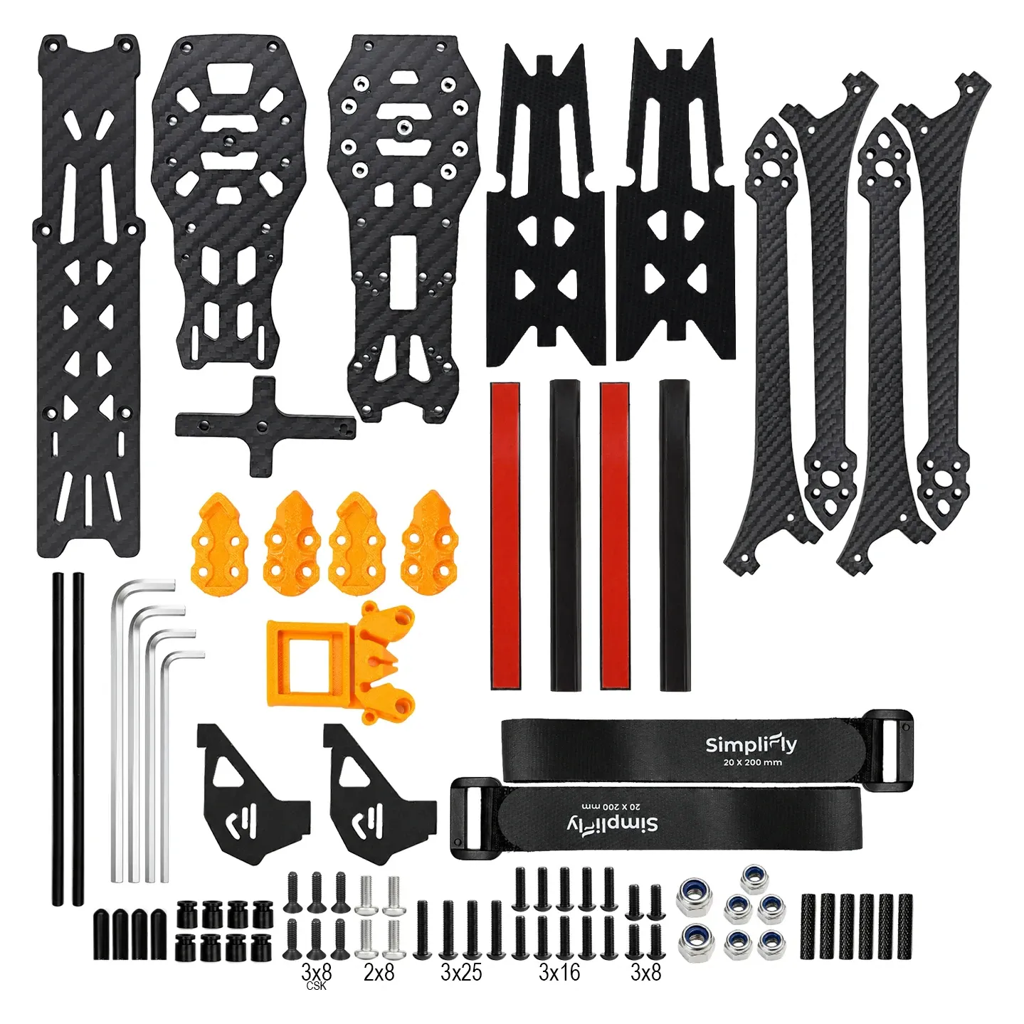 Simplifly MK7 Analog 7-inch FPV Drone Frame