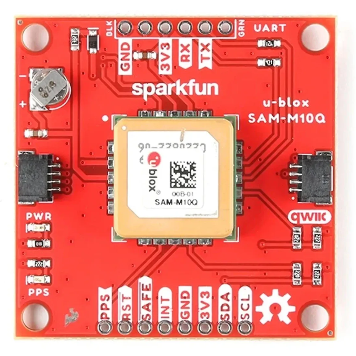 SparkFun GPS-21834 SAM-M10Q GPS Breakout, Chip Antenna (Qwiic)