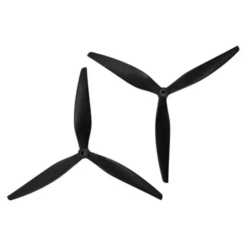 HQProp MacroQuad 10x5.5x3 Props (1CW+1CCW) Black Glass-Fibre Nylon — Pack Size: 2 (1CW+1CCW)