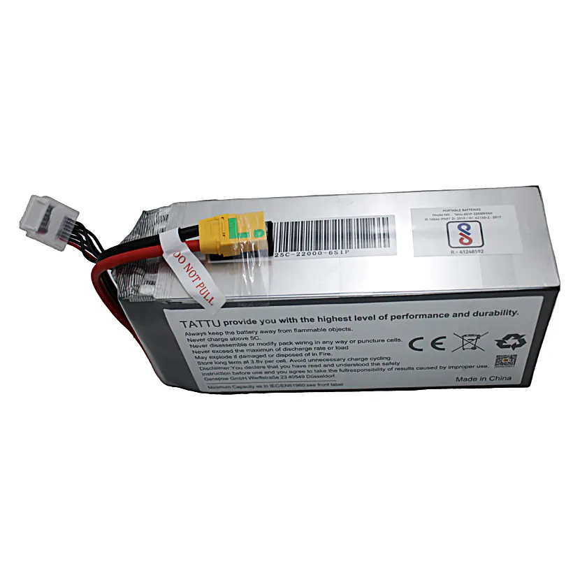 Tattu G-Tech 22000mAh 6S 22.2V 25C LiPo Battery (XT90-S)