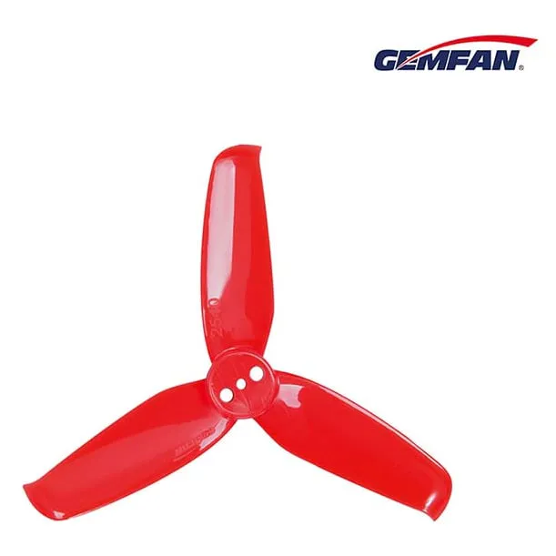 Gemfan Flash 2540 Tri-Blade 2.5" Propeller (8 Pack — 4CW+4CCW)