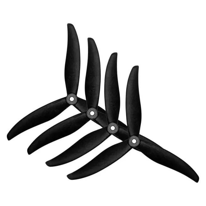 Gemfan 7037 Cinelifter 3-Blade Propeller (Set of 4 — 2CW+2CCW) Nylon Carbon