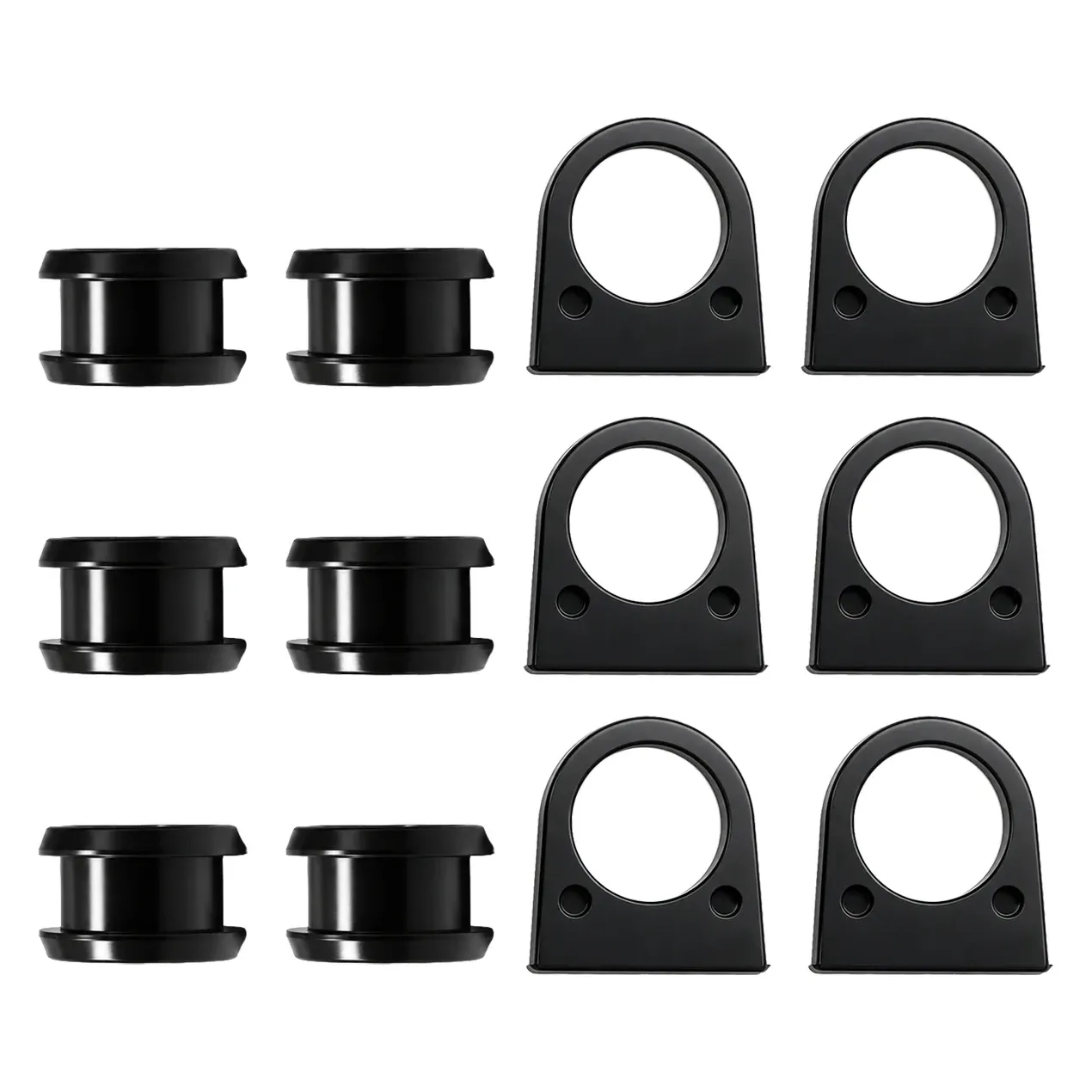 S550 Camera Mounting Tube Holder with Rubber Bush (6pcs)