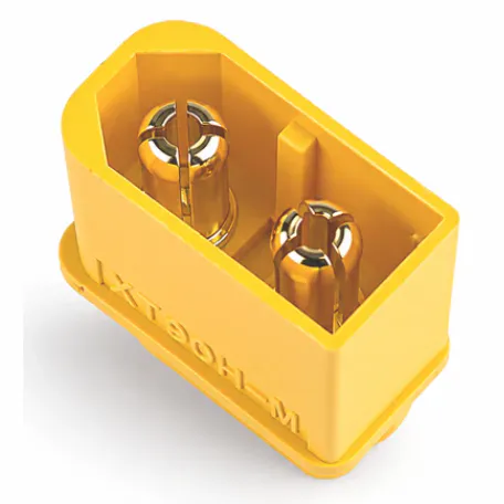 Amass XT60H-M Connector (Grey/Yellow)