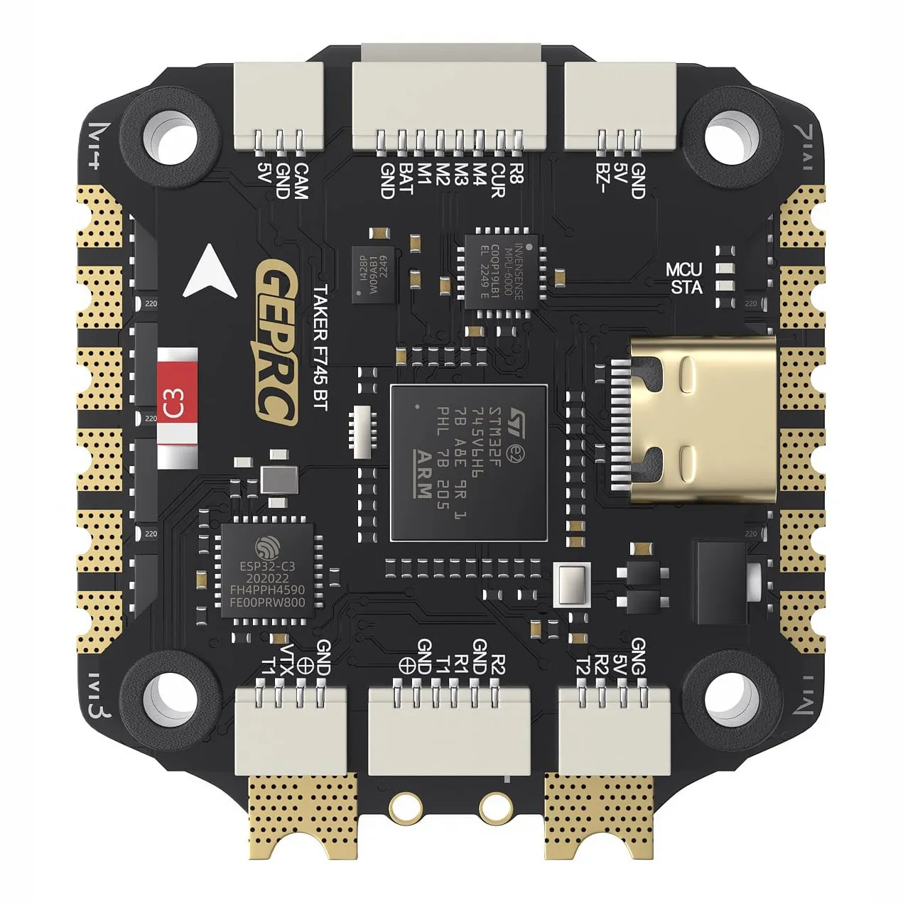GEPRC TAKER F745 BT 8Bit 60A Stack — Option: FC Only