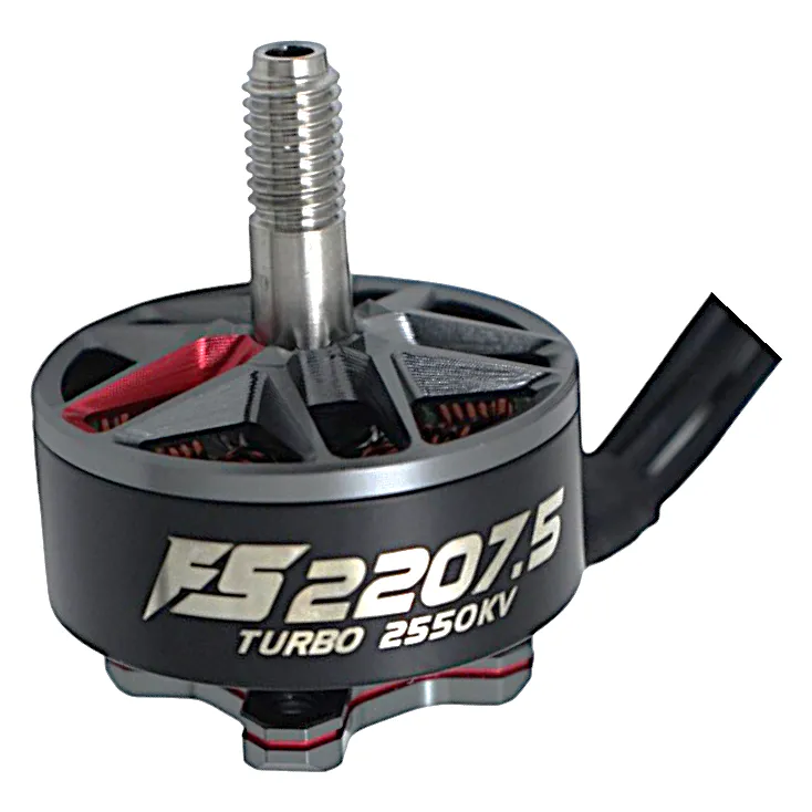 MAD FS 2207.5 Turbo FPV Motor (1750/1960/2550KV) — KV: 2550KV, Color: Red