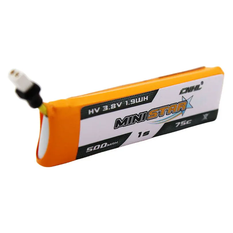 CNHL MiniStar HV 500mAh 1S 3.8V 75C BT2.0 LiPo Battery (4 Pack)