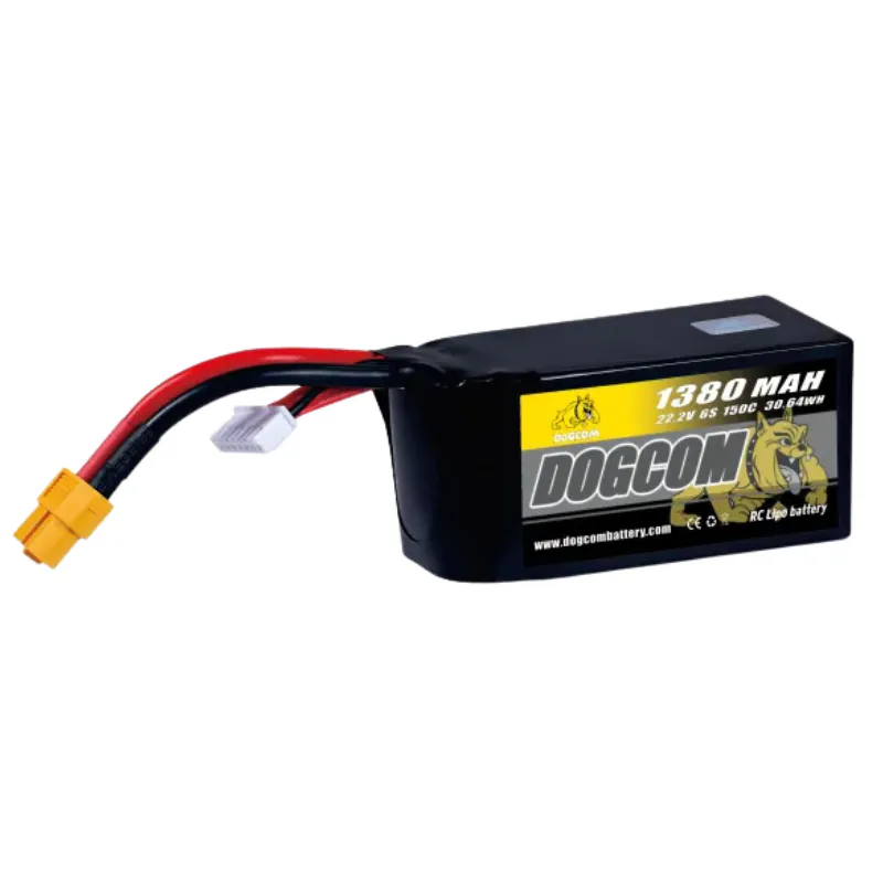 DOGCOM 6S 1380mAh 150C LiPo Battery (XT60)