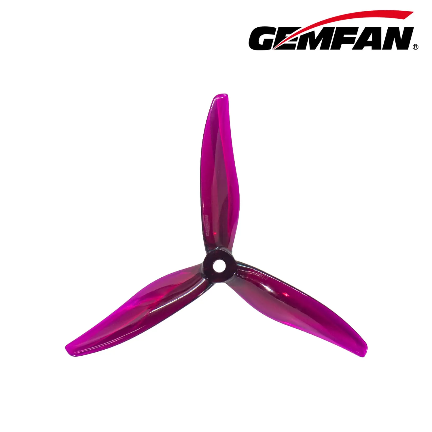 Gemfan Hurricane MAX 51377 3-Blade Propeller (Set of 4 — 2CW+2CCW) — Color: Purple