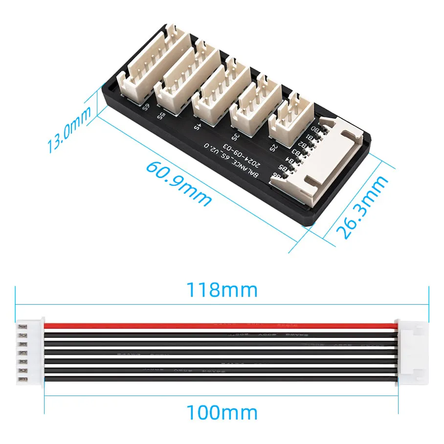 ToolkitRC 2-6S JST XH Charging Adapter Board