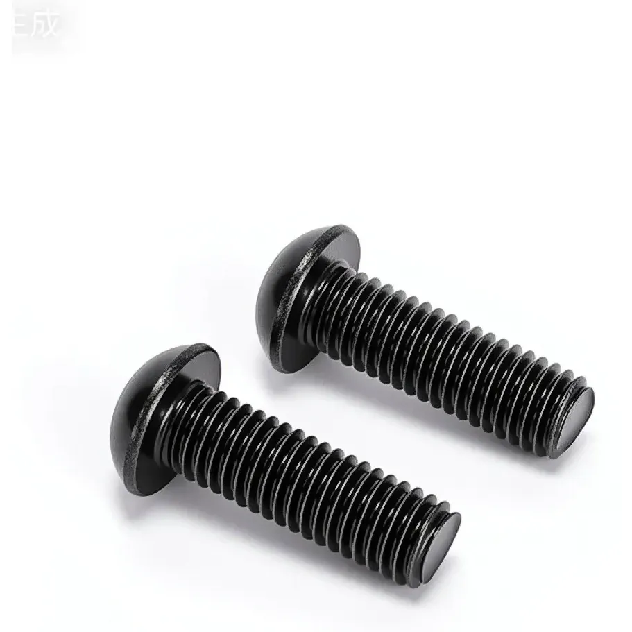 M2/M2.5/M3 Black Round Head Hex Socket Cap Screws (Pack of 10)