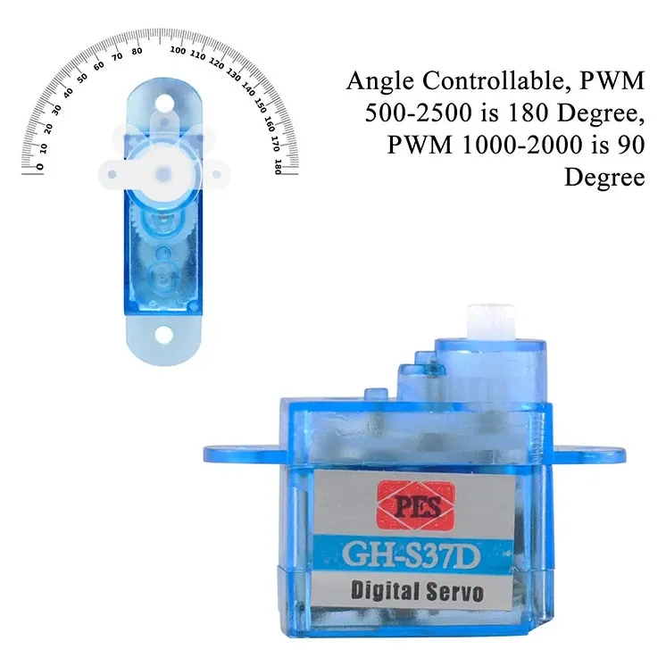 ReadyToSky GH-S37D 3.7g Digital Micro Servo with Accessories