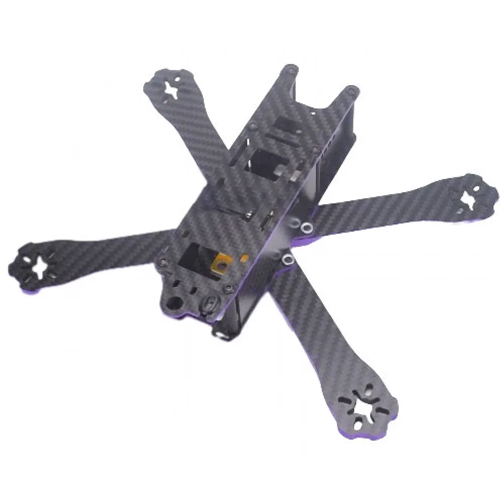 X220 220mm Carbon Fiber Frame Kit with Purple Side Plates