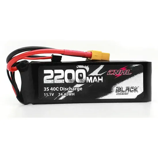 CNHL Black Series 2200mAh 3S 11.1V 40C LiPo Battery (XT60)