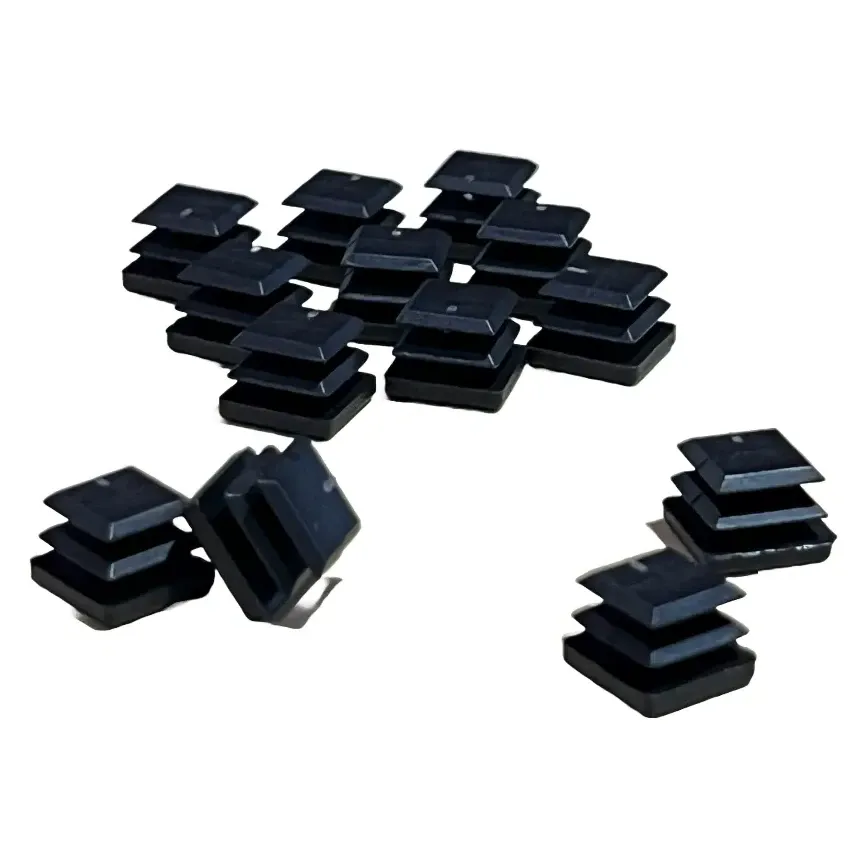 Black Plastic End Cap for Square & Rectangle Tubes