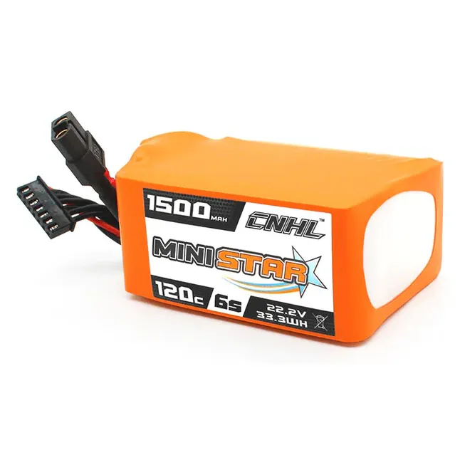 CNHL MiniStar 1500mAh 6S 22.2V 120C LiPo Battery