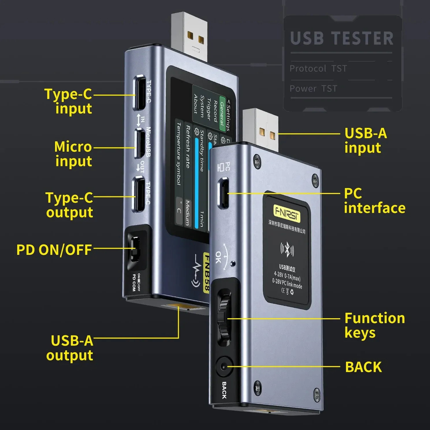 FNIRSI FNB58 USB Fast Charge Tester