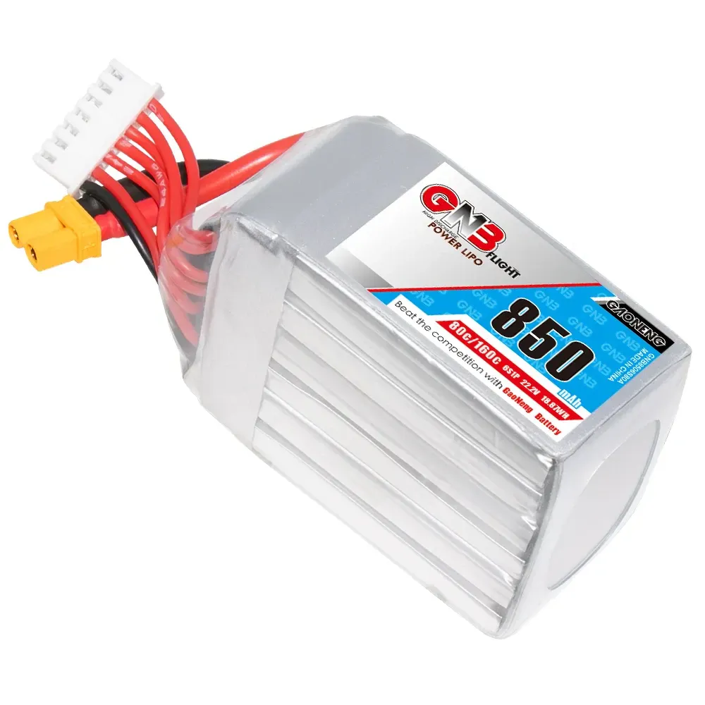 Gaoneng GNB 6S 22.2V 850mAh 80C XT30 LiPo Battery