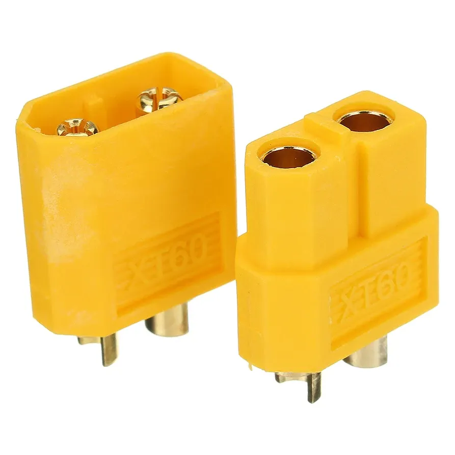 XT60 Bullet Connector Plug, 60A, Male or Female
